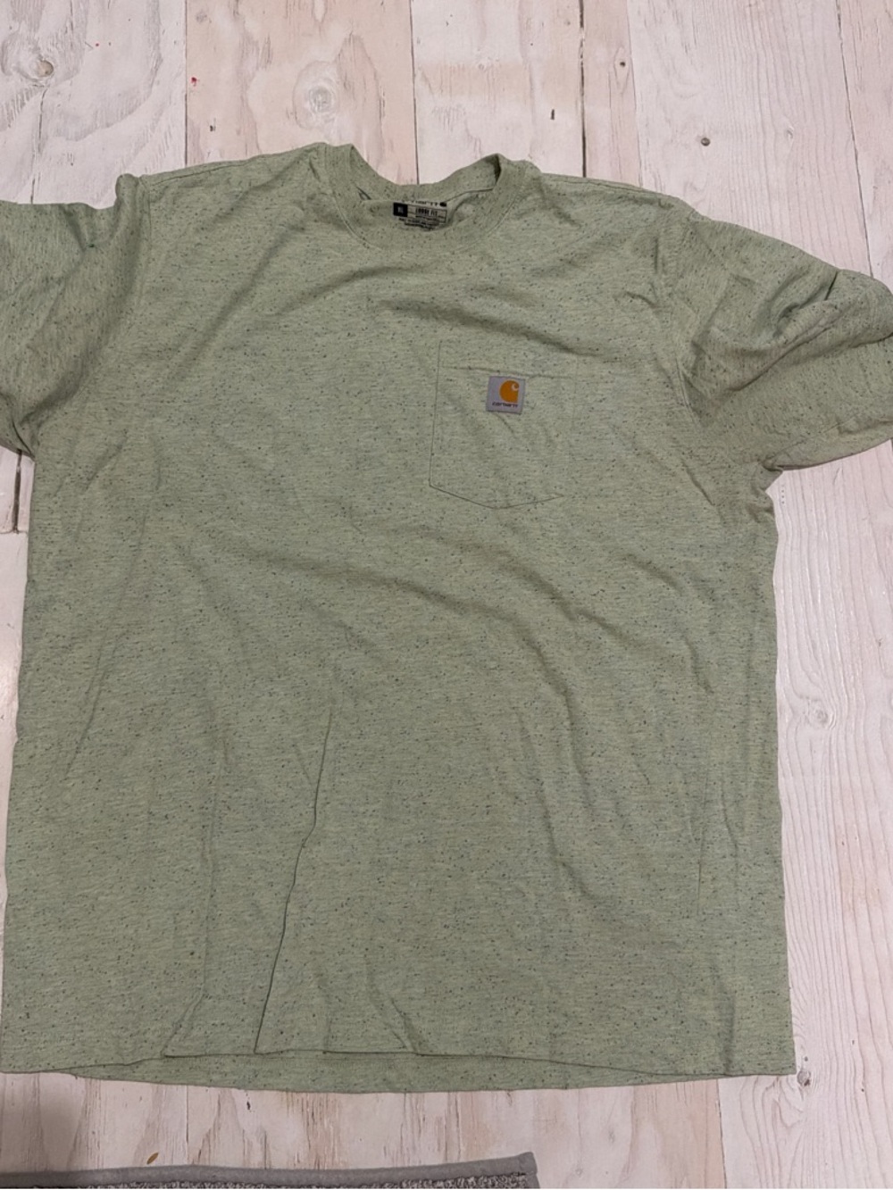 Carhartt Men’s Short-Sleeve Pocket Tee - Sage Green Heather